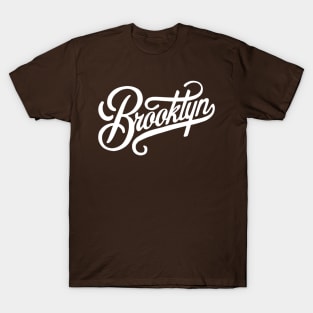 Brooklyn Cursive (White) T-Shirt